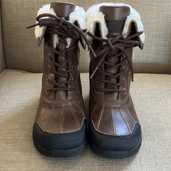 KIDS UGG Boots Size 3 BUTTE II CWR 1098890K WORCHESTER Waterproof Lined - Picture 3 of 13